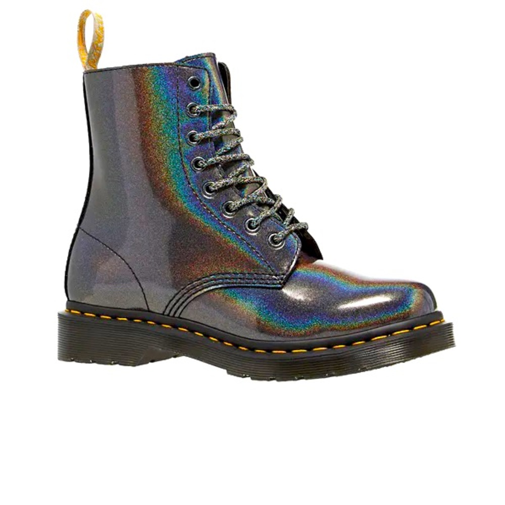 Doc Marten Vegan 1460 Pascal Iridescent Boot Size 9